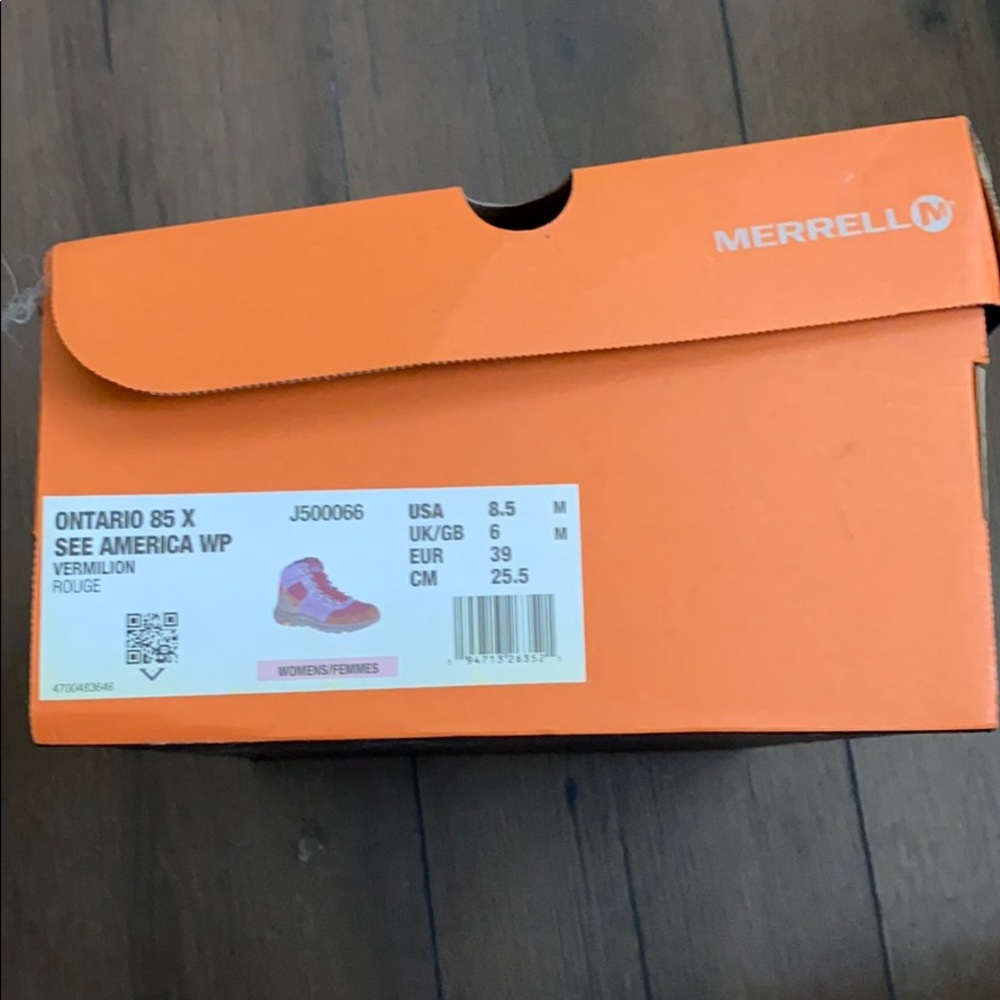 Merrel Ontario 85 - Vermillion - Size 8.5